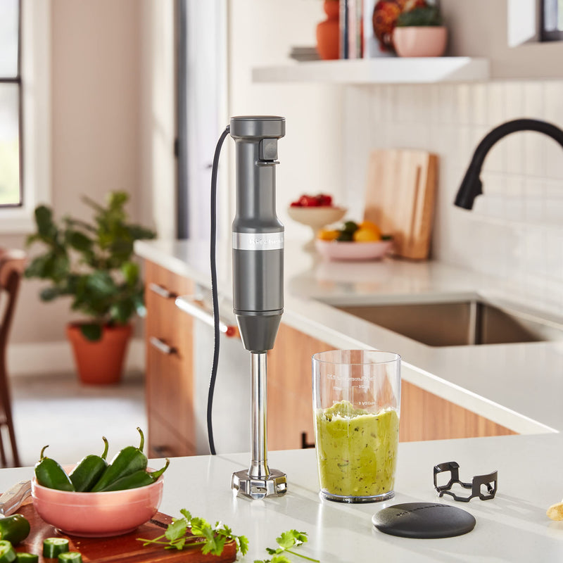 KitchenAid - KHBV53DG - Variable Speed Immersion Blender - Matte Charcoal Grey