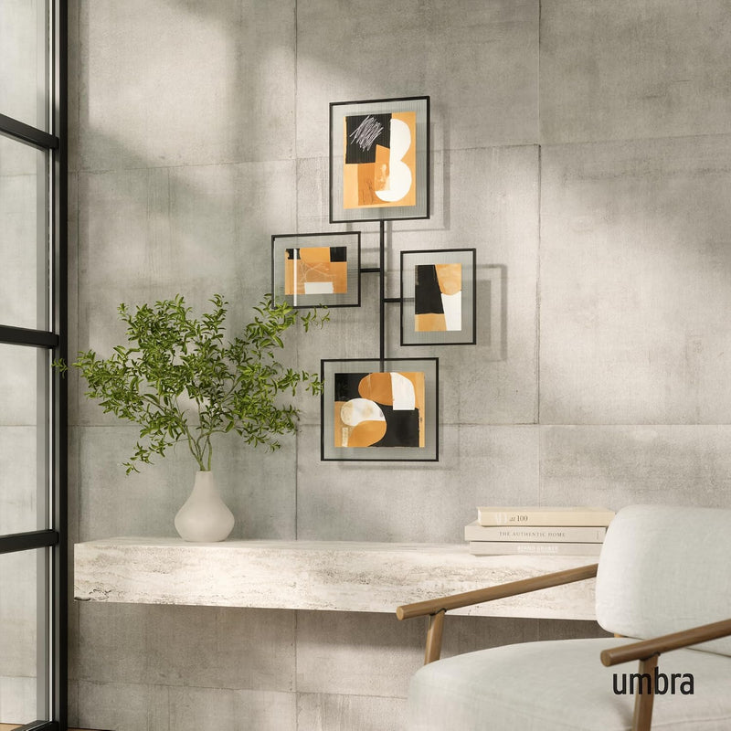Flute Wall Picture Frames, Set of 4