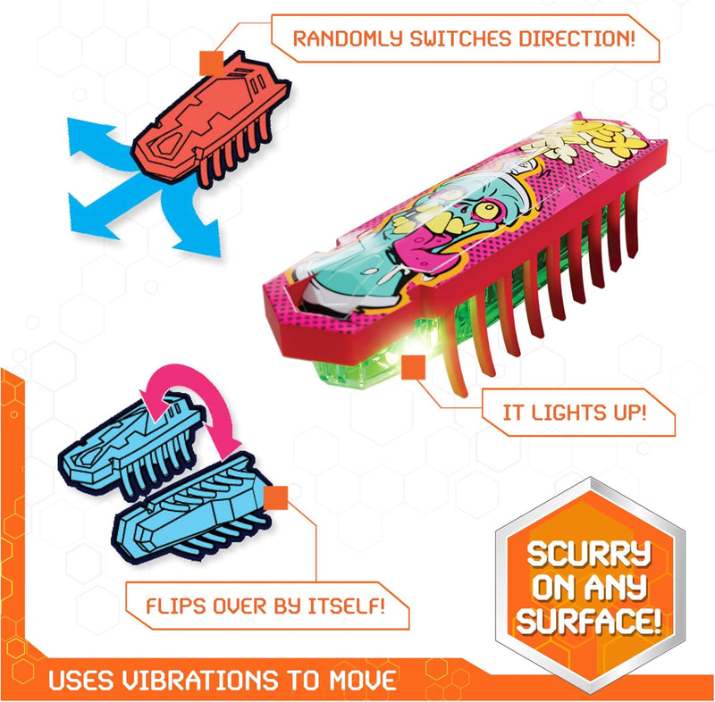 HEX BOTS - Nano Pack de 5, 4 Mini Bots avec Flash Bot Bonus