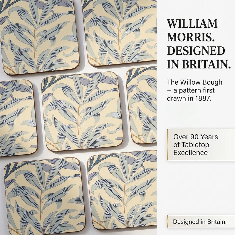 Pimpernel - Sous-verres Willow Bough Blue (Lot de 6)