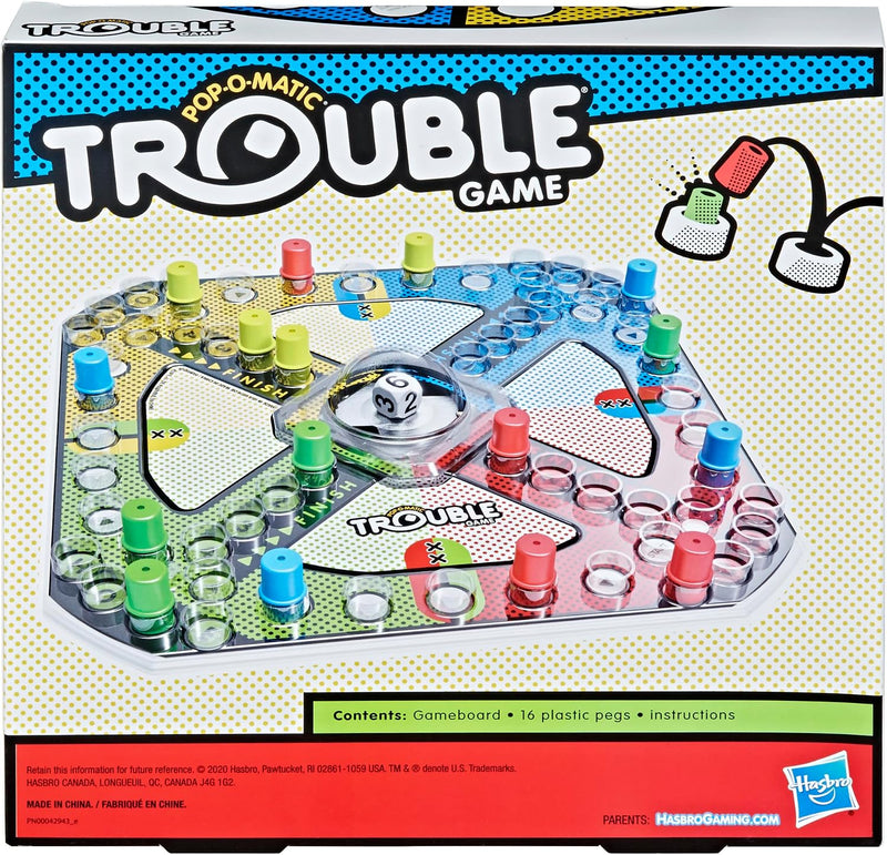 TROUBLE - Pop-O-Matic Board Game | Ages 5+