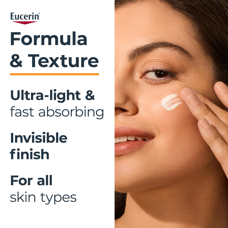 Eucerin Complete Hydration Ultra-Light Face Sunscreen SPF 50, 50 mL