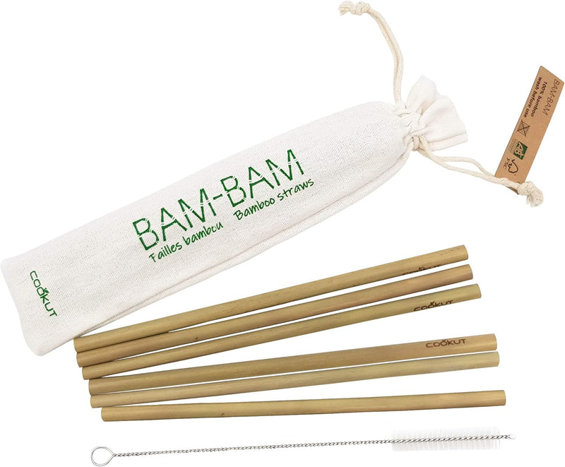 David Shaw - ORGANIC Bamboo STRAWS SET /20