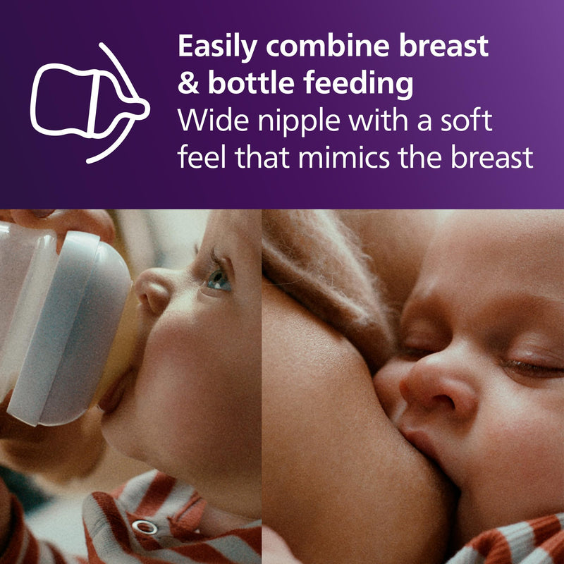 Philips Avent Natural Response Bottles SCY900/04, 4 oz., 4 Pack