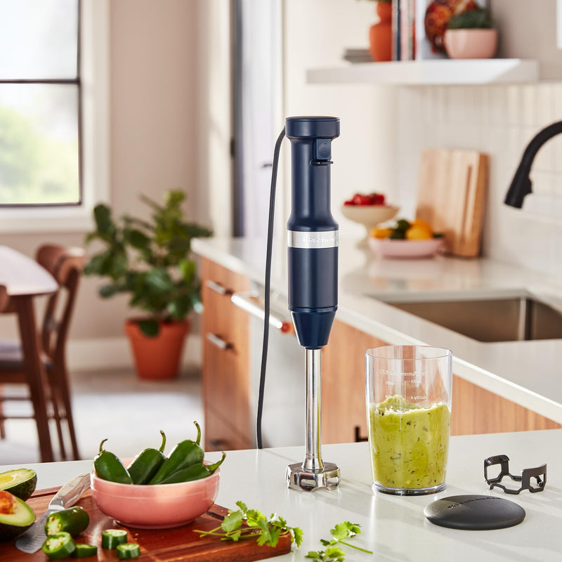 KitchenAid - KHBV53IB - Variable Speed Immersion Blender - Ink Blue