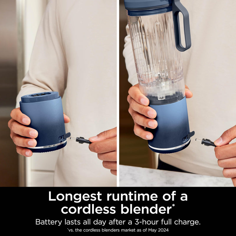 Ninja Blast Max Portable Blender BC251CNV, Navy