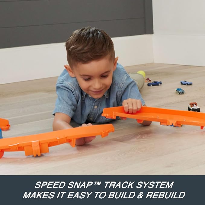 Hot Wheels - Kit de piste motorisée Track Builder
