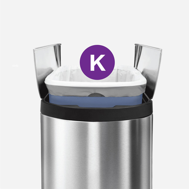 simplehuman Code K Trash Liners CW0260, 35–45 L, 60 Count