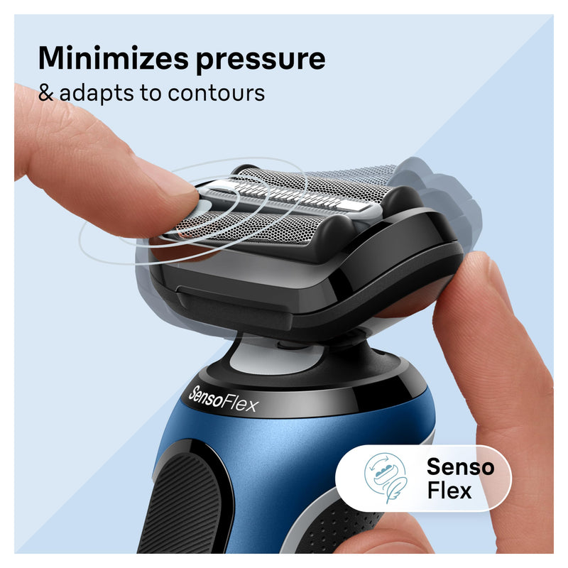 Braun Series 6 Foil Electric Shaver, Blue