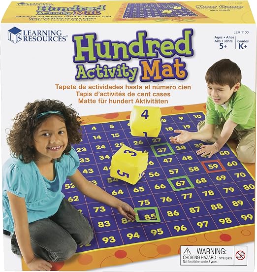 Ressources d'apprentissage - Tapis de comptage Hip Hoppin' Hundred