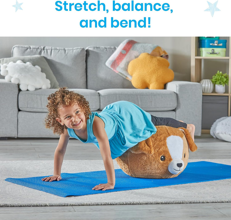 hand2mind - Compagnon ballon de yoga BubblePlush | Chiot
