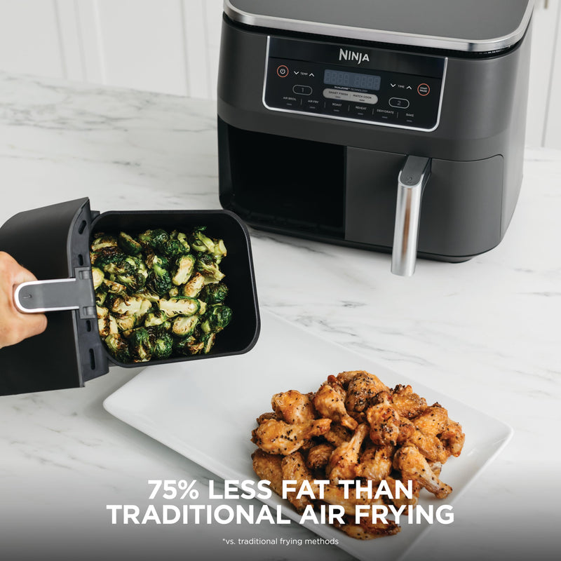 Ninja Foodi DualZone Air Fryer DZ201C, 8 qt.