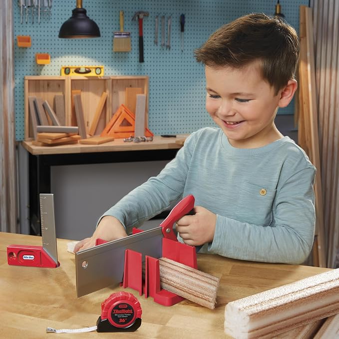 Little Tikes - JEU DE CONSTRUCTION CRÉATIVE - ENSEMBLE MESURER ET COUPER