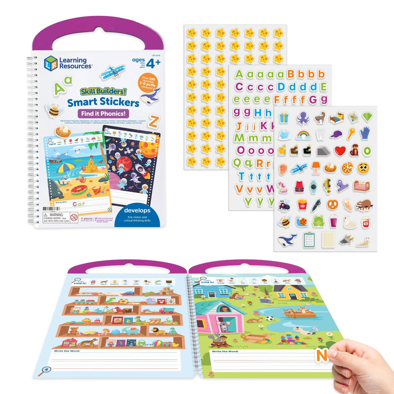 Learning Resources - Skill Builders! Smart Stickers: Find It Phonics