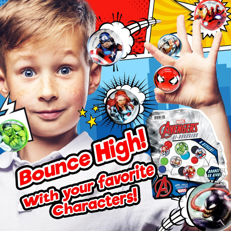 JA-RU - MARVEL - Balle rebondissante HI 5 pièces