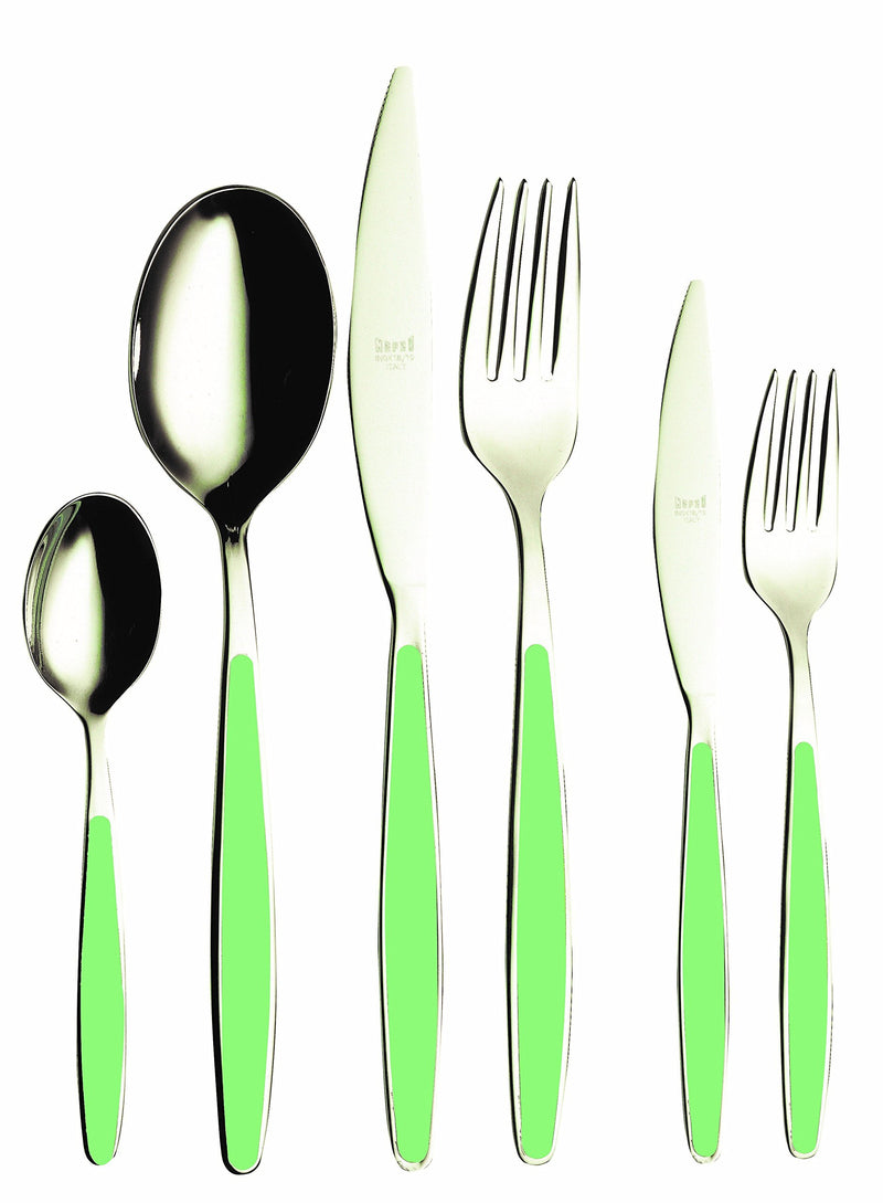 Mepra - Caramella Acquamarine - 36-Piece Flatware Set