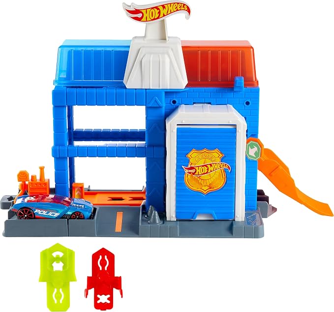 Hot Wheels - City Downtown Police Station Playset