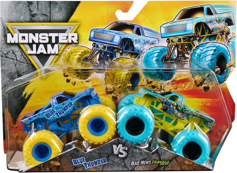 Monster Jam - Lot de 2 camions miniatures à l'échelle 1:64 Série 33
