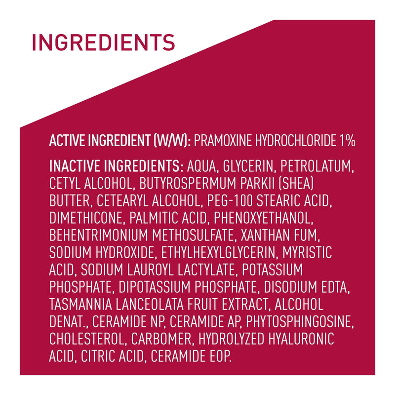 CeraVe - Itch Relief Moisturizing Cream - 1% Pramoxine - 340 g