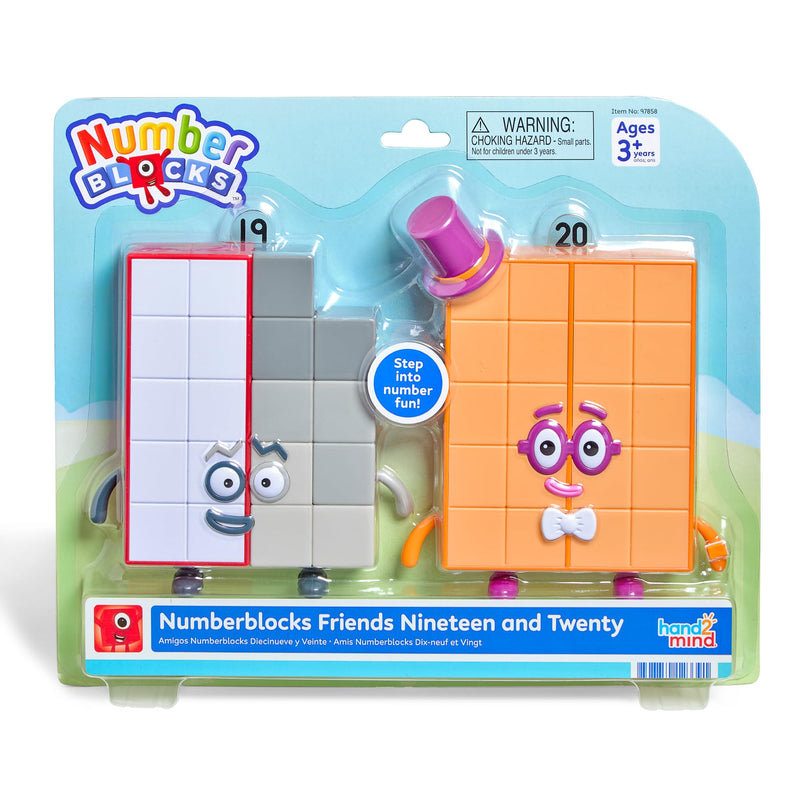 hand2mind - Numberblocks - Friends Nineteen & Twenty Figure Pack