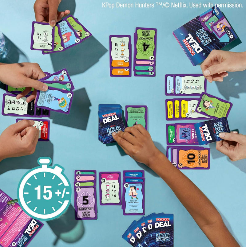Monopoly Deal - Édition Chasseurs de démons K-Pop