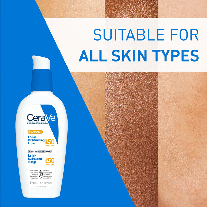 CeraVe - AM Facial Moisturizing Lotion - SPF 50 - 89 mL
