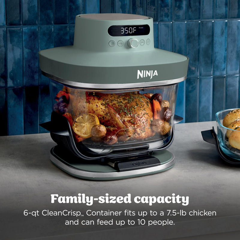 Ninja Crispi Pro Glass Air Fryer AS101CDG, Ash Grey
