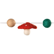 Danica - Mushroom Gems Christmas Felt Garland