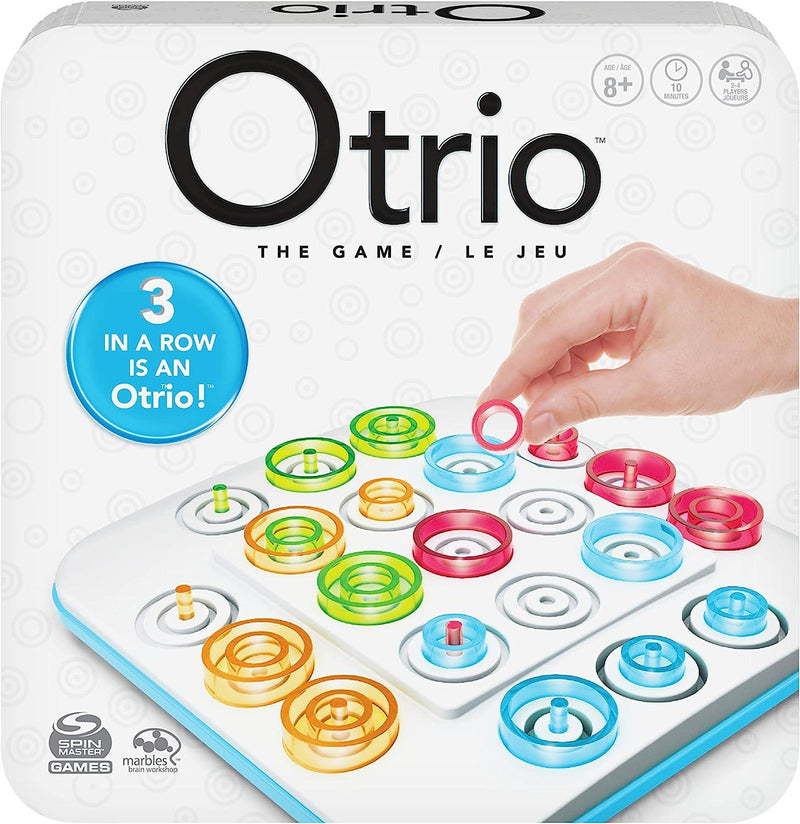 Spin Master Otrio strategy board game with concentric ring pieces
