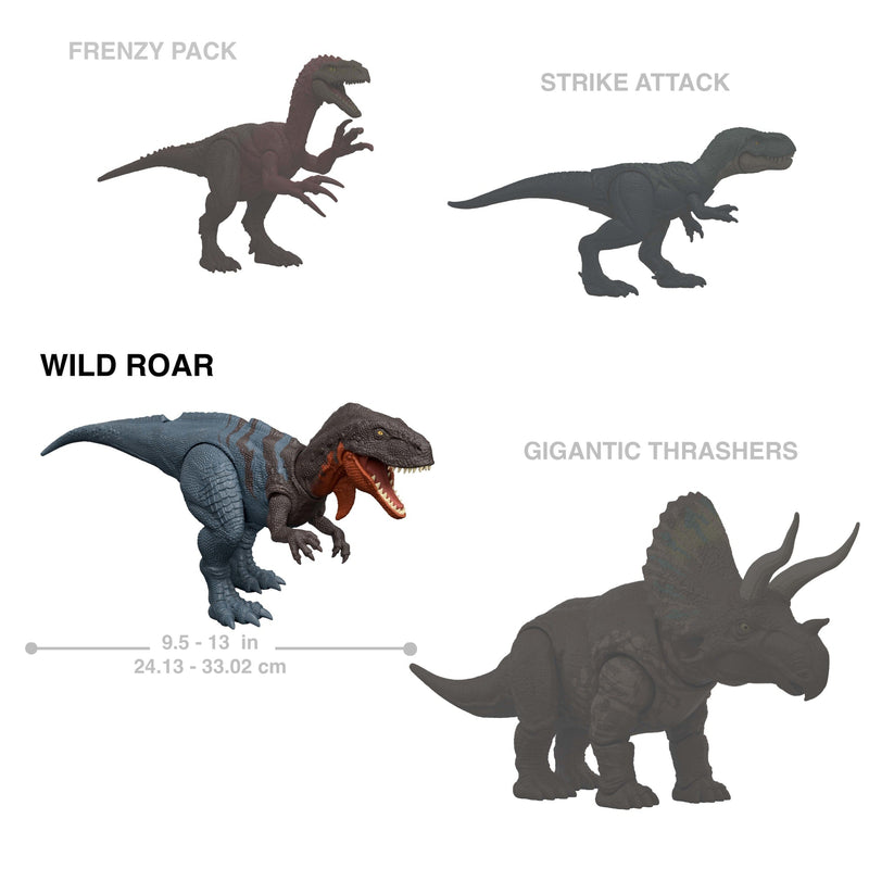 Jurassic World - Wild Roar Dinosaur Figure - Product detail or play view 3