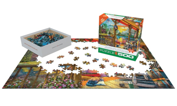 Eurographics - 500 Piece Puzzle - Early Morning Fishing - view 2