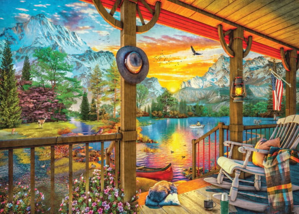 Eurographics - 500 Piece Puzzle - Early Morning Fishing - view 3