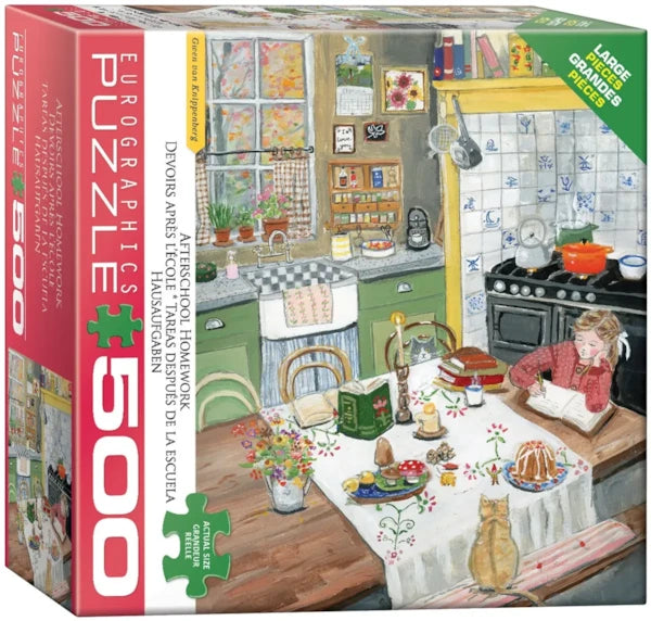 Eurographics - Casse-tête de 500 pièces - Devoirs après l'école par Gwen van Knippenberg