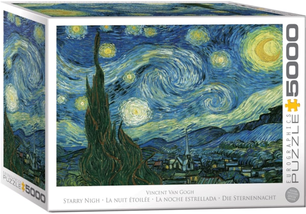 Eurographics - Puzzle de 5000 pièces - Nuit étoilée - Puzzles Vincent Van Gogh