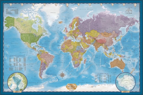 Eurographics - Puzzle de 5000 pièces - Puzzle Carte du monde