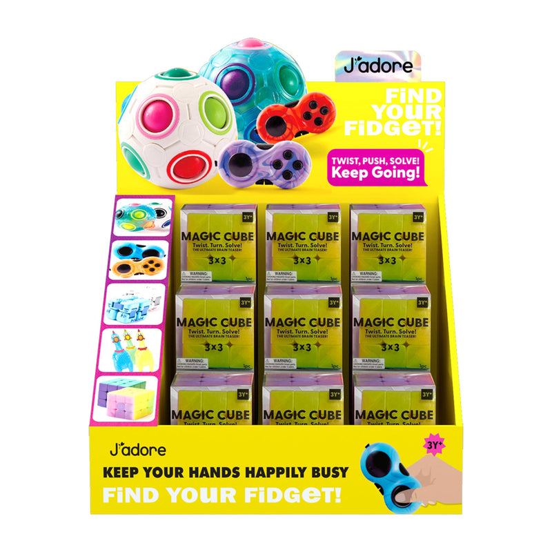 JADORE - Cube magique 3×3 (Présentoir de 24 pièces)