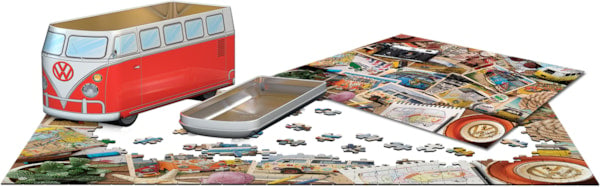 Eurographics - 550 Piece Jigsaw Puzzle - VW Bus, Tin - Road Trips