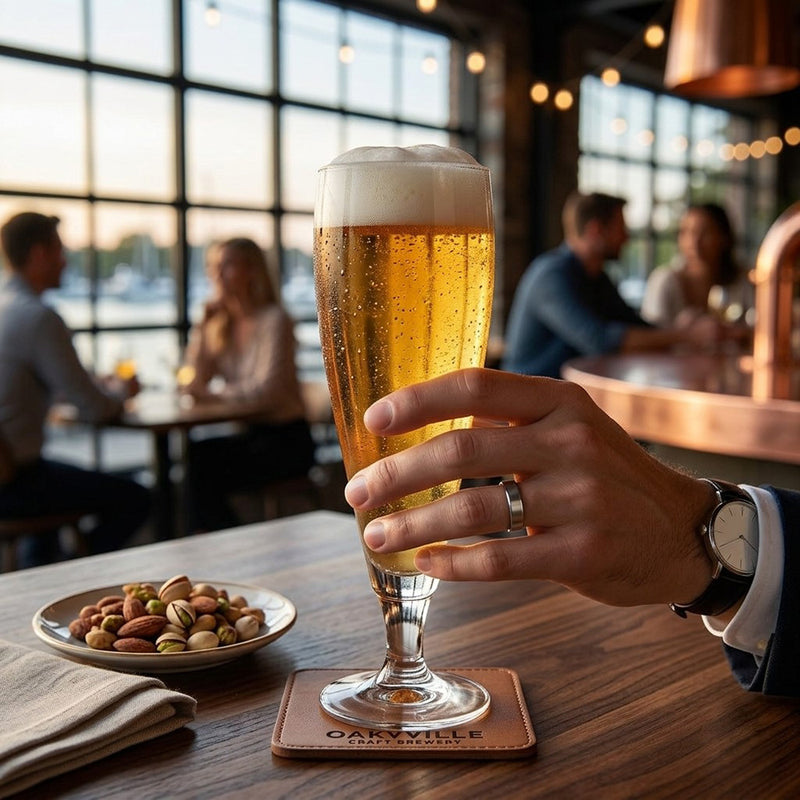 Masterbrew Classic Beer Glasses (6-Pack) | 430 mL / 14.5 oz – lifestyle or serving view