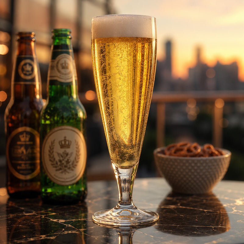 Masterbrew Classic Beer Glasses (6-Pack) | 430 mL / 14.5 oz – lifestyle or serving view