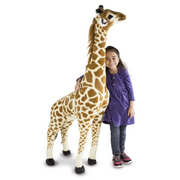 Melissa & Doug Giant Giraffe lifelike plush stuffed animal
