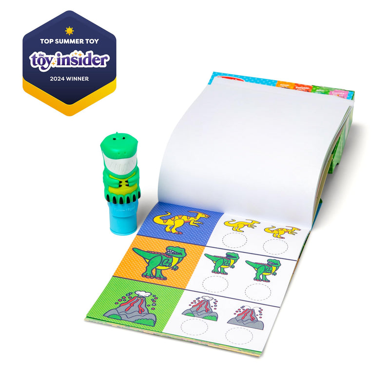 Melissa & Doug Sticker Wow! Dino activity pad and Olive sticker stamper – view 5