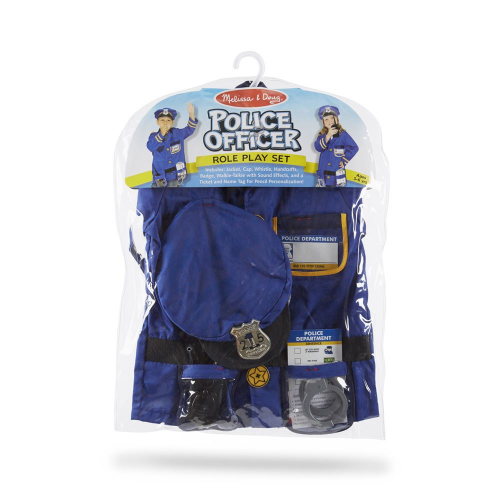Melissa & Doug Police Officer Costume Role Play Set