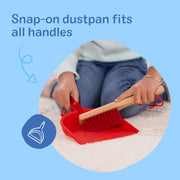 Melissa & Doug Dust! Sweep! Mop! wooden cleaning play set with stand – view 9
