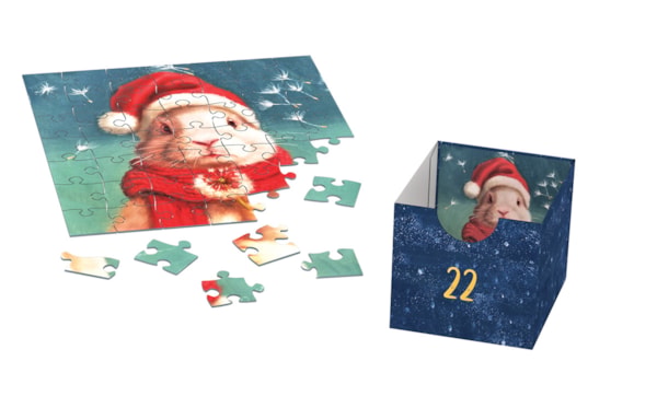 Eurographics - Advent Calendar - Christmas Animals, 24 Jigsaw Puzzles