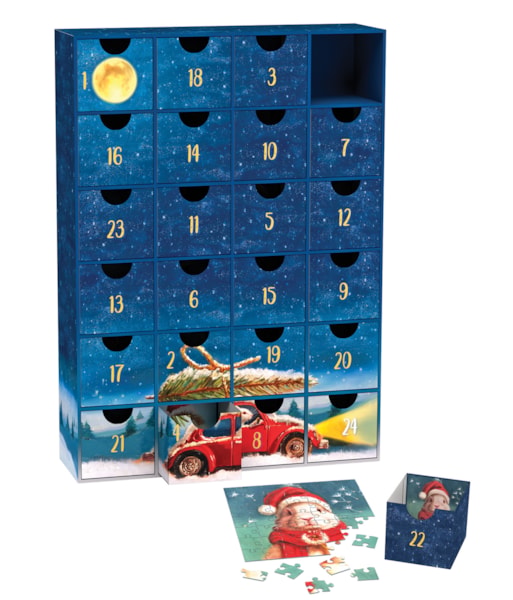Eurographics - Advent Calendar - Christmas Animals, 24 Jigsaw Puzzles