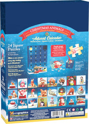 Eurographics - Advent Calendar - Christmas Animals, 24 Jigsaw Puzzles