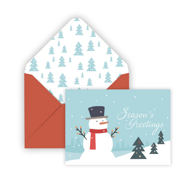 X-MAS CARD SET/ 20: SNOWMAN