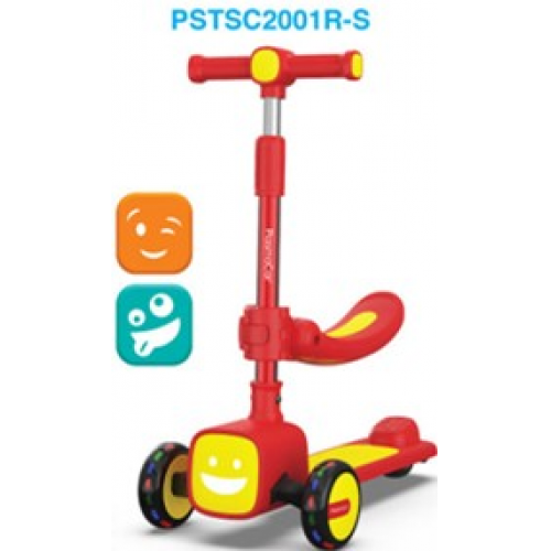 PlaSmart Scoojies Scooter with Seat - Red