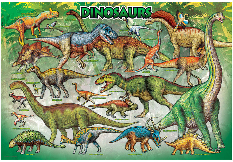 Eurographics - Dinosaurs Lunch Bag (LUNCH BAG 100-Piece Puzzle) - Limolin 