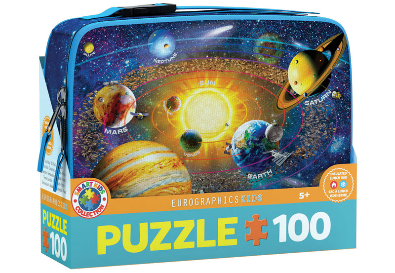 Eurographics - The Solar System Lunch Bag (LUNCH BAG 100-Piece Puzzle) - Limolin 